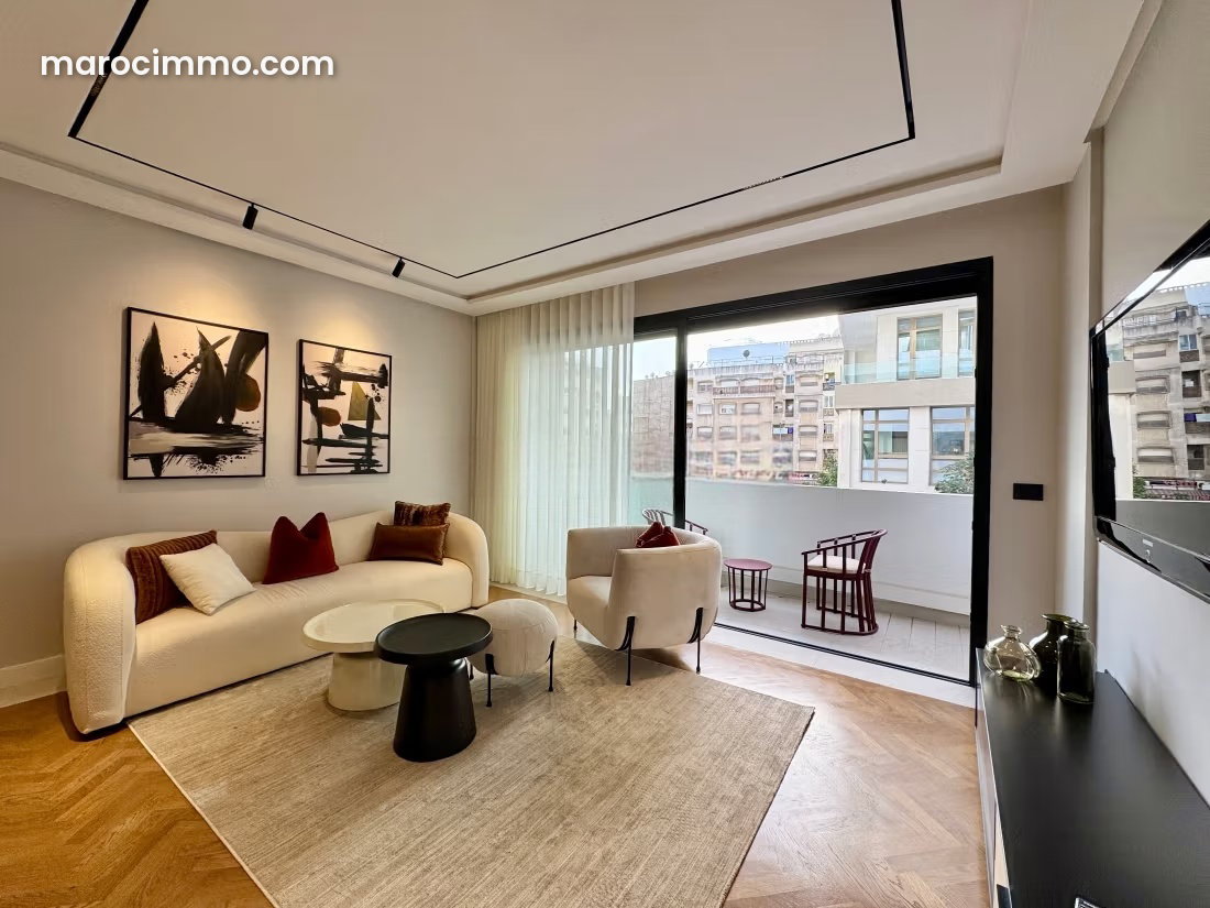Appartement meublé au C.I.L, à louer à Casablanca — Casablanca