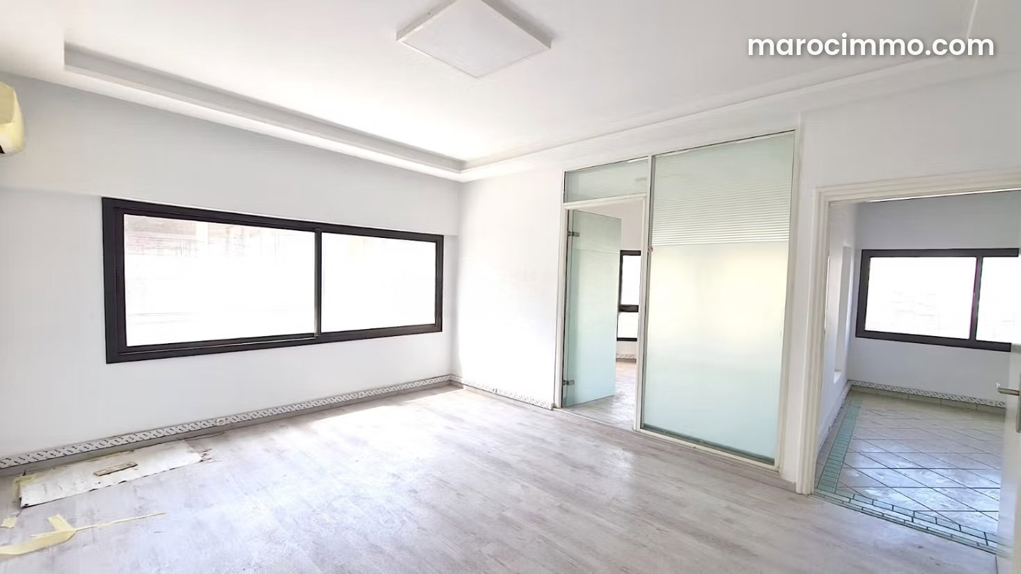 135 sqm office for rent, Racine, Casablanca, opposite the Metropole Hilton — Casablanca