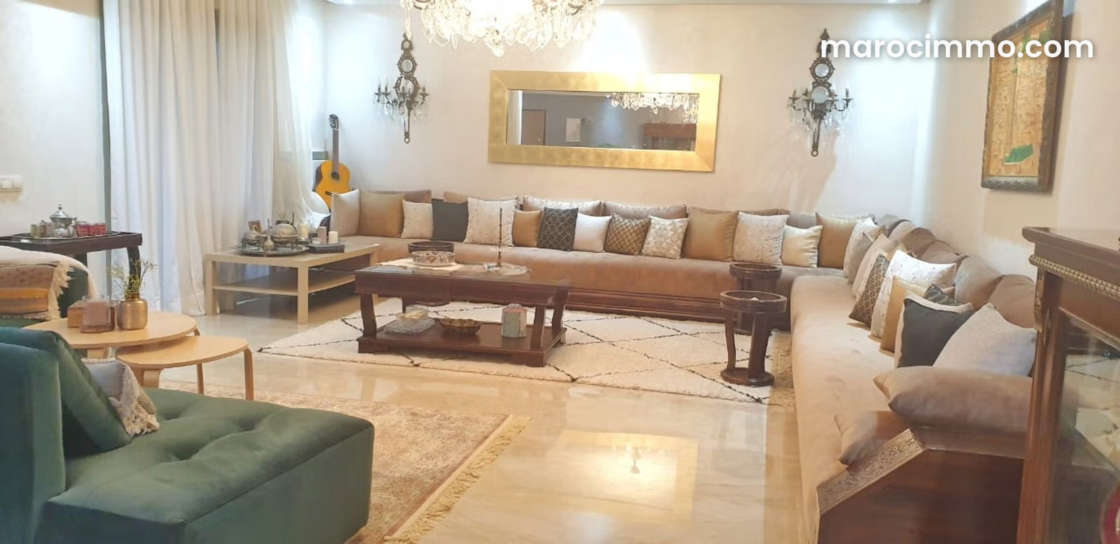 188 sqm apartment with terrace and garden in Victoria, Bouskoura — Bouskoura