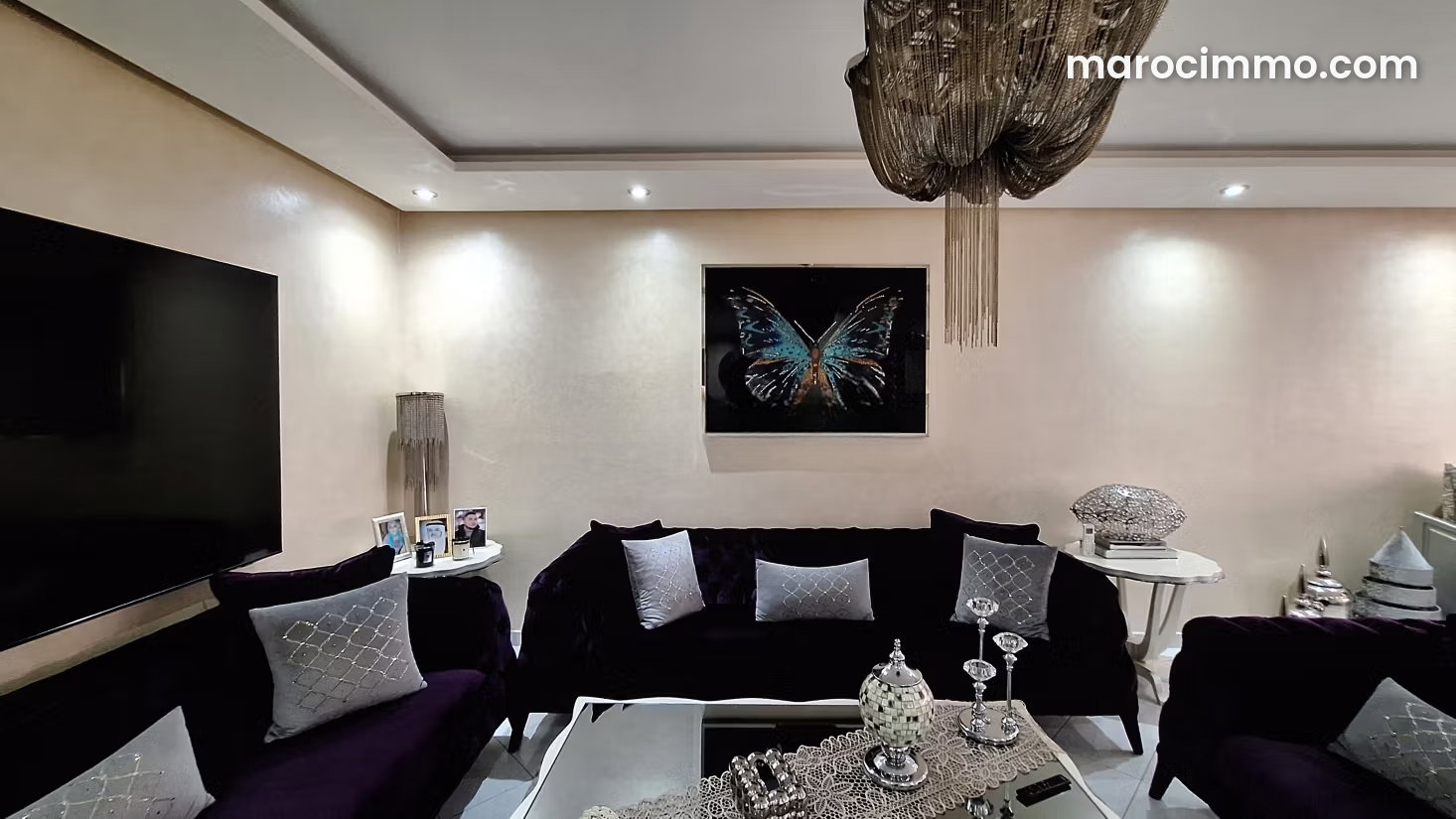 Appartement 197 m², 4 chambres avec terrasse, Maarif, Casablanca — Casablanca