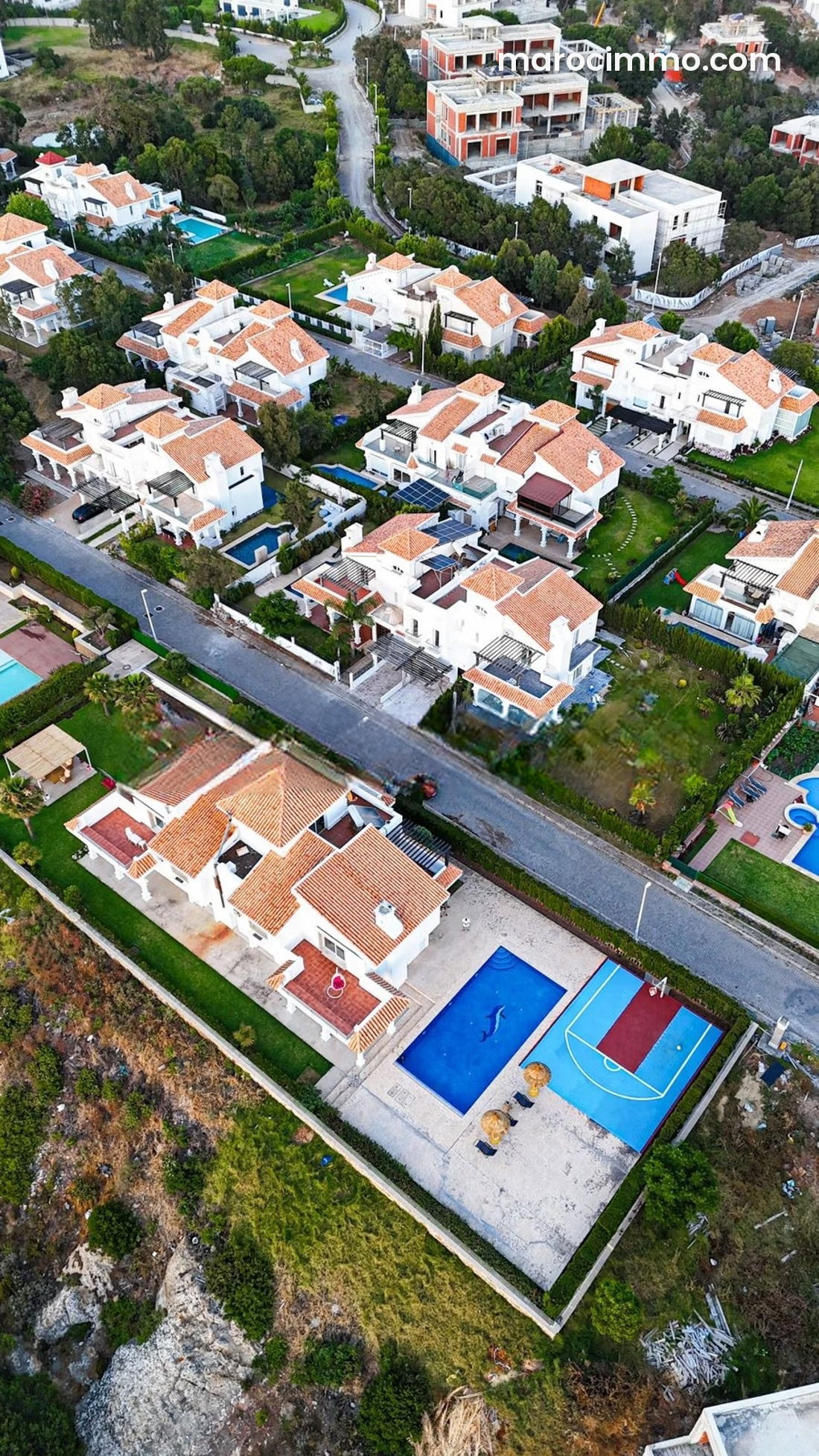 1,800 m² Villa with Sea and Mountain Views, Achakar, Tangier, Short-Term Rental — Tangier