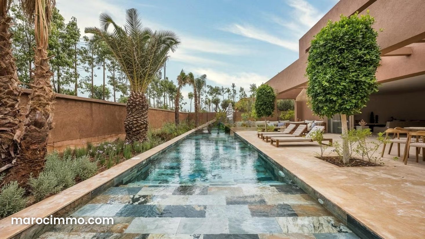 Villa 5 chambres avec piscine chauffée, Amelkis, Marrakech — Marrakech
