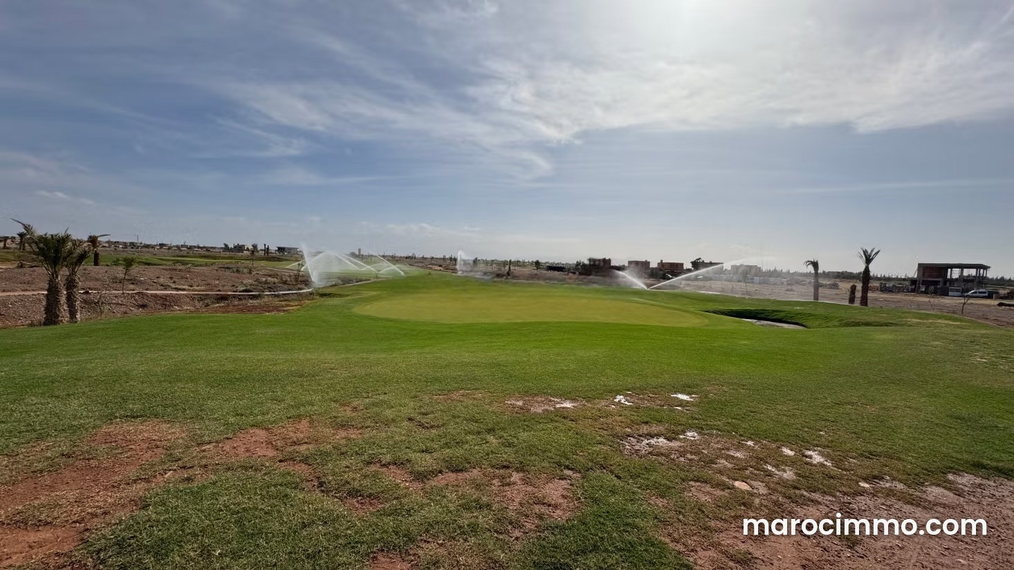 1,028 m² Golf-Front Plot on Route de Tahanaoute, Marrakech — Marrakesh
