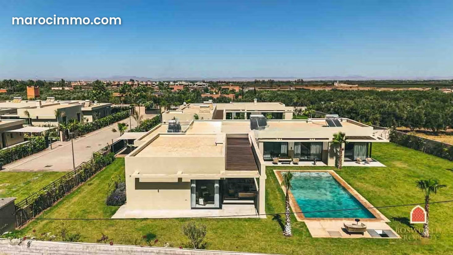 Villa de luxe avec piscine à vendre, Route d'Ourika Marrakech — Marrakech