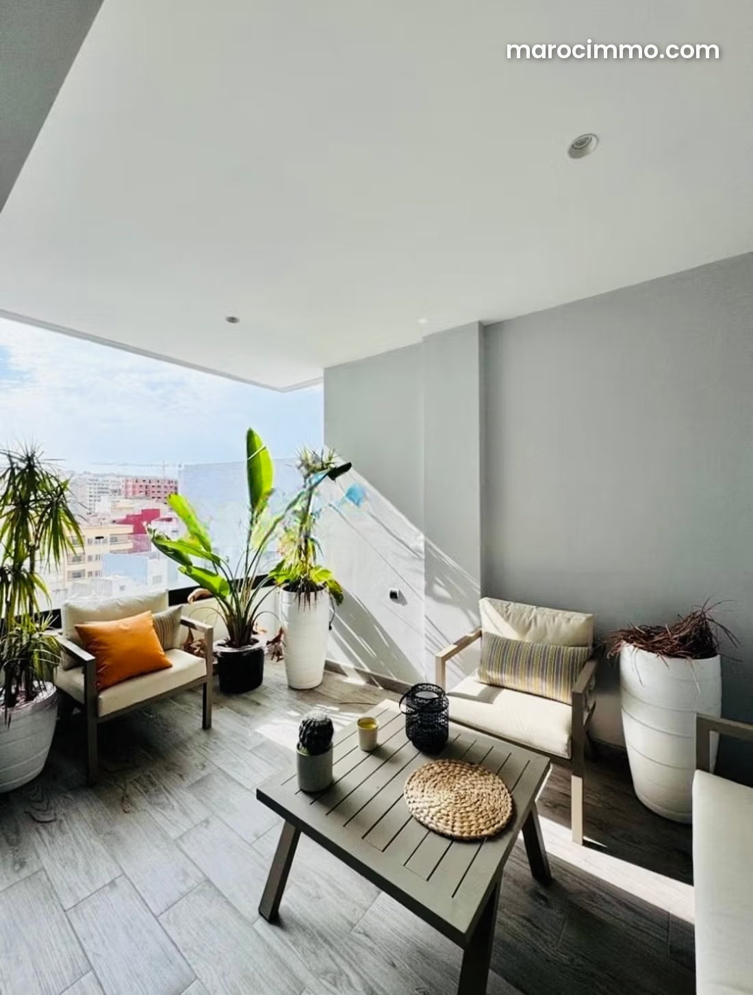 Appartement 130 m² avec terrasse et vue montagne au Golf Tanger — Tangier