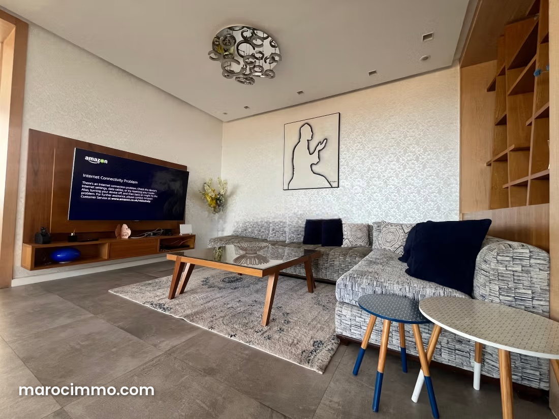 Appartement meublé 180 m², vue mer, Dar Bouazza — Dar Bouazza