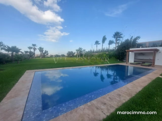 Vente villa front de golf 1090m2 5chambres avec piscine Ville Verte, Bouskoura — 2