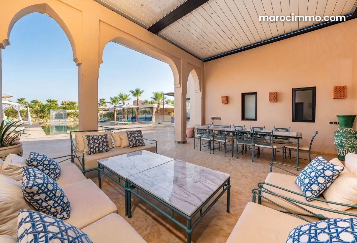 Villa 6 chambres avec piscine et grand jardin, Route de Fès Marrakech — Marrakech