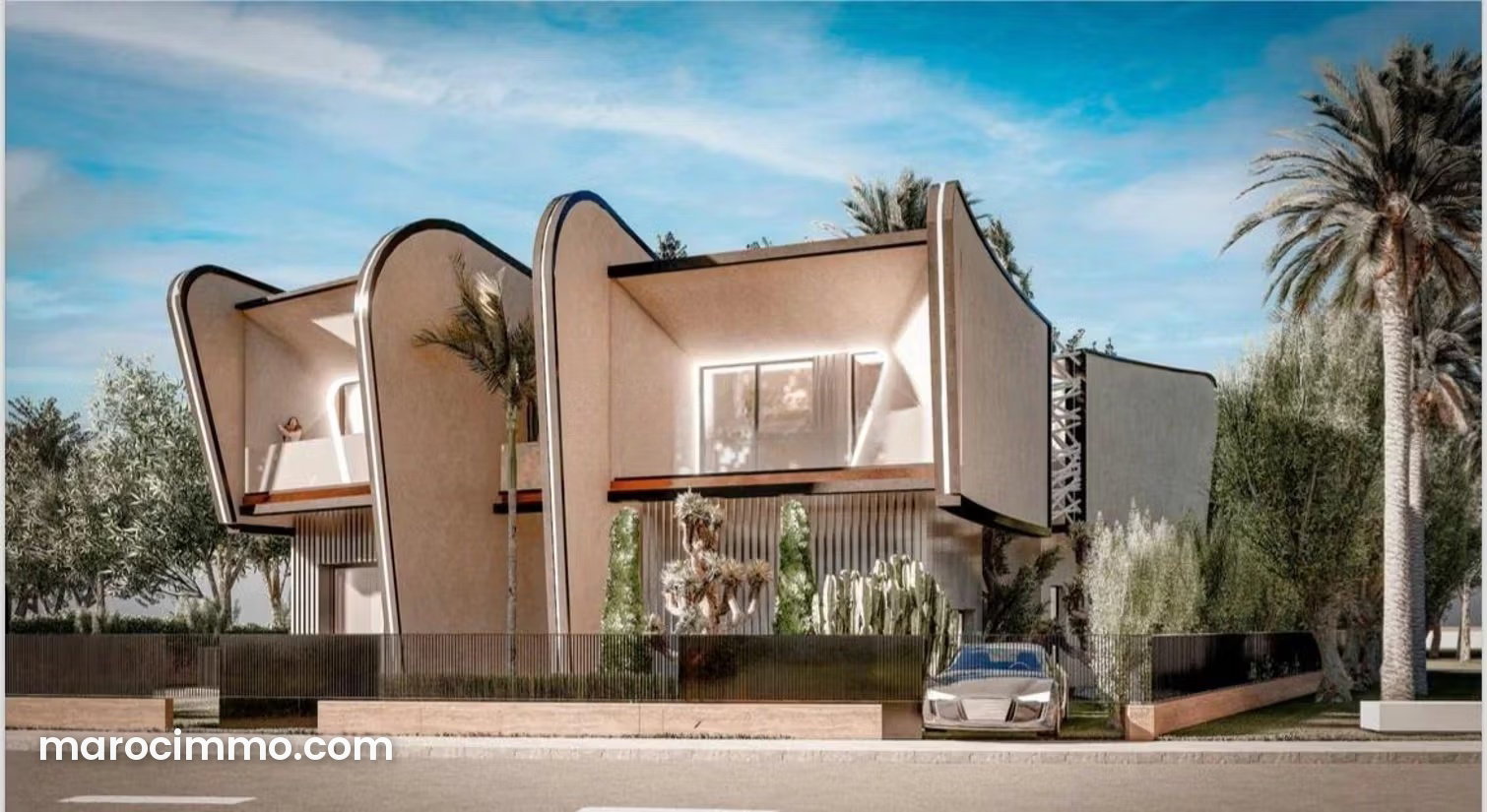 Villa neuve haut standing à vendre, Route d'Ourika, Marrakech — Marrakech