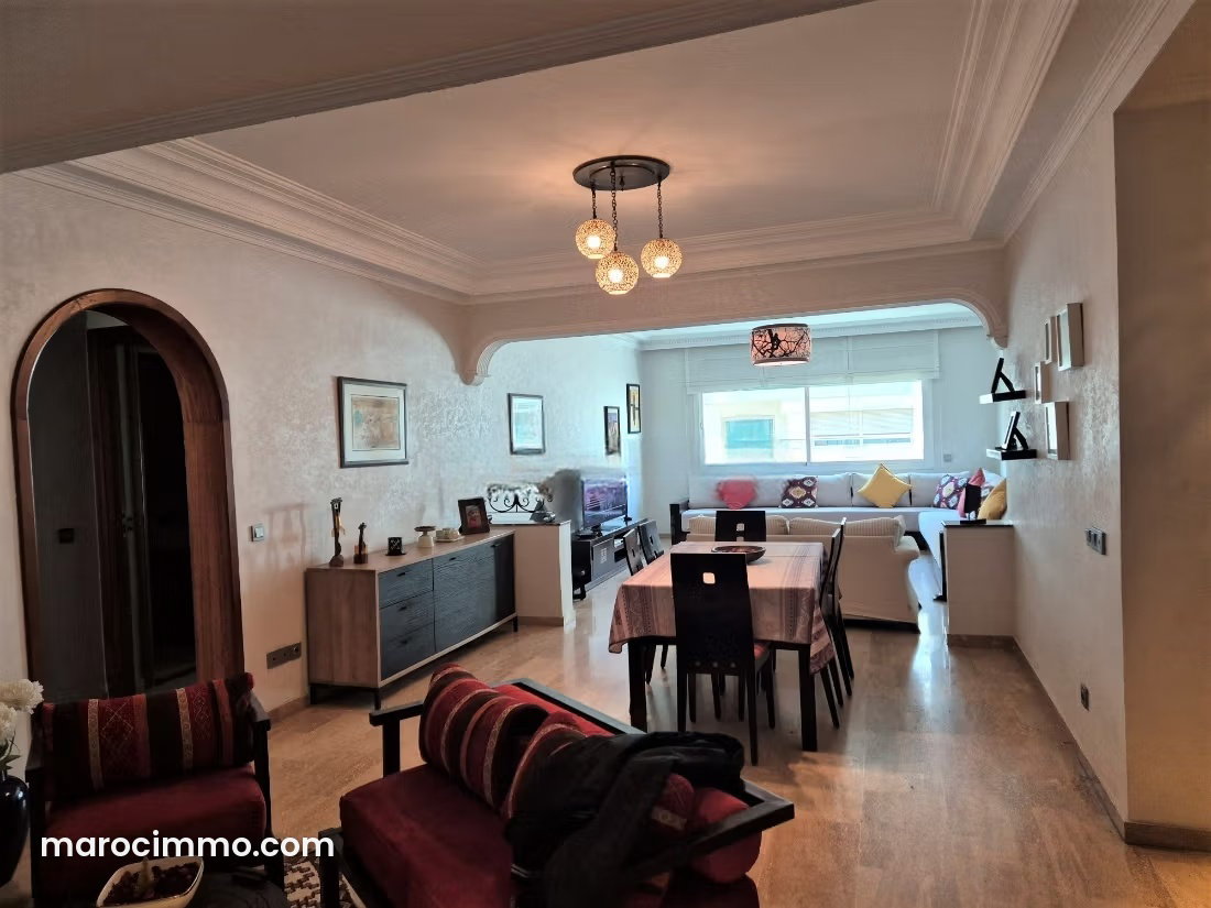130 m² Apartment with Terrace and Fireplace in Val Fleuri, Casablanca — Casablanca