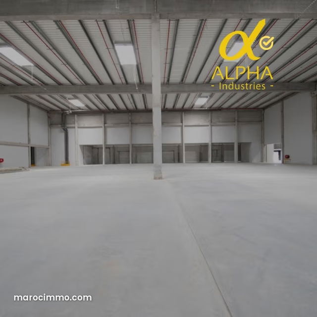 Location d’un plateau industriel en étage — Casablanca