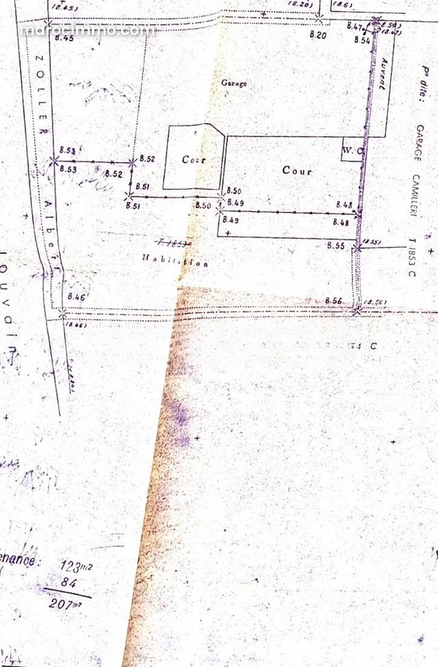Sale of land in Benjdia 207 m² — Casablanca