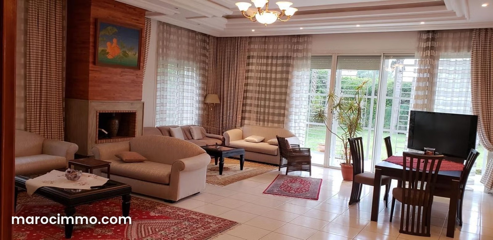 Villa à Souissi, Rabat, spacieuse avec jardin et terrasses — Rabat