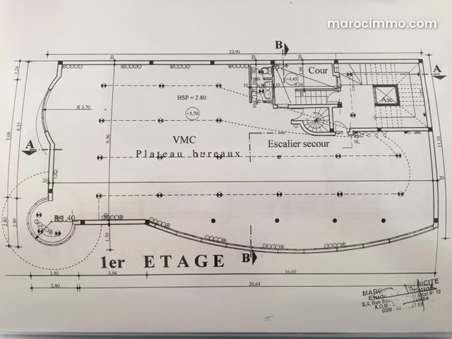 Immeuble usage bureaux de 1 700 m² sur Agdal — 3
