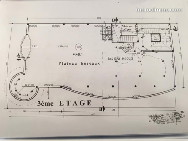 Immeuble usage bureaux de 1 700 m² sur Agdal — 5
