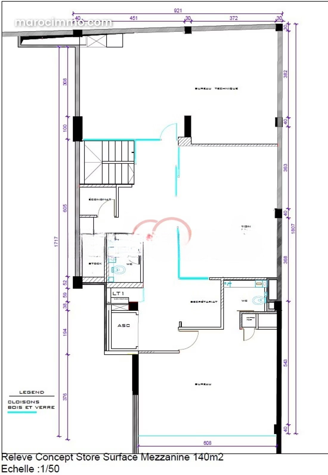 332 m² Retail Showroom, Golden Triangle, Racine, Casablanca — Casablanca
