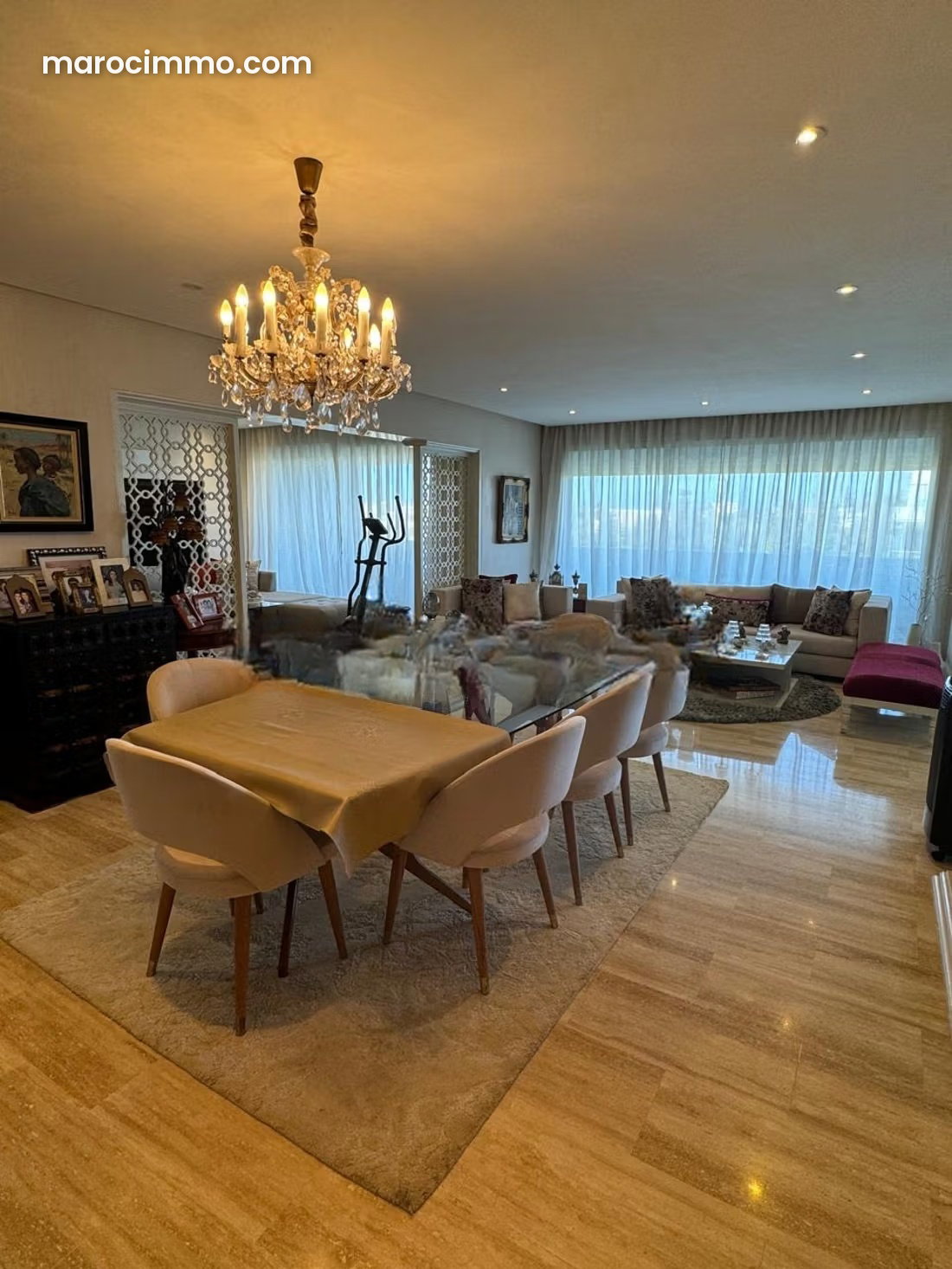 286 sqm Apartment, 4 Bedrooms with Garden, Dar Bouazza — Dar Bouazza