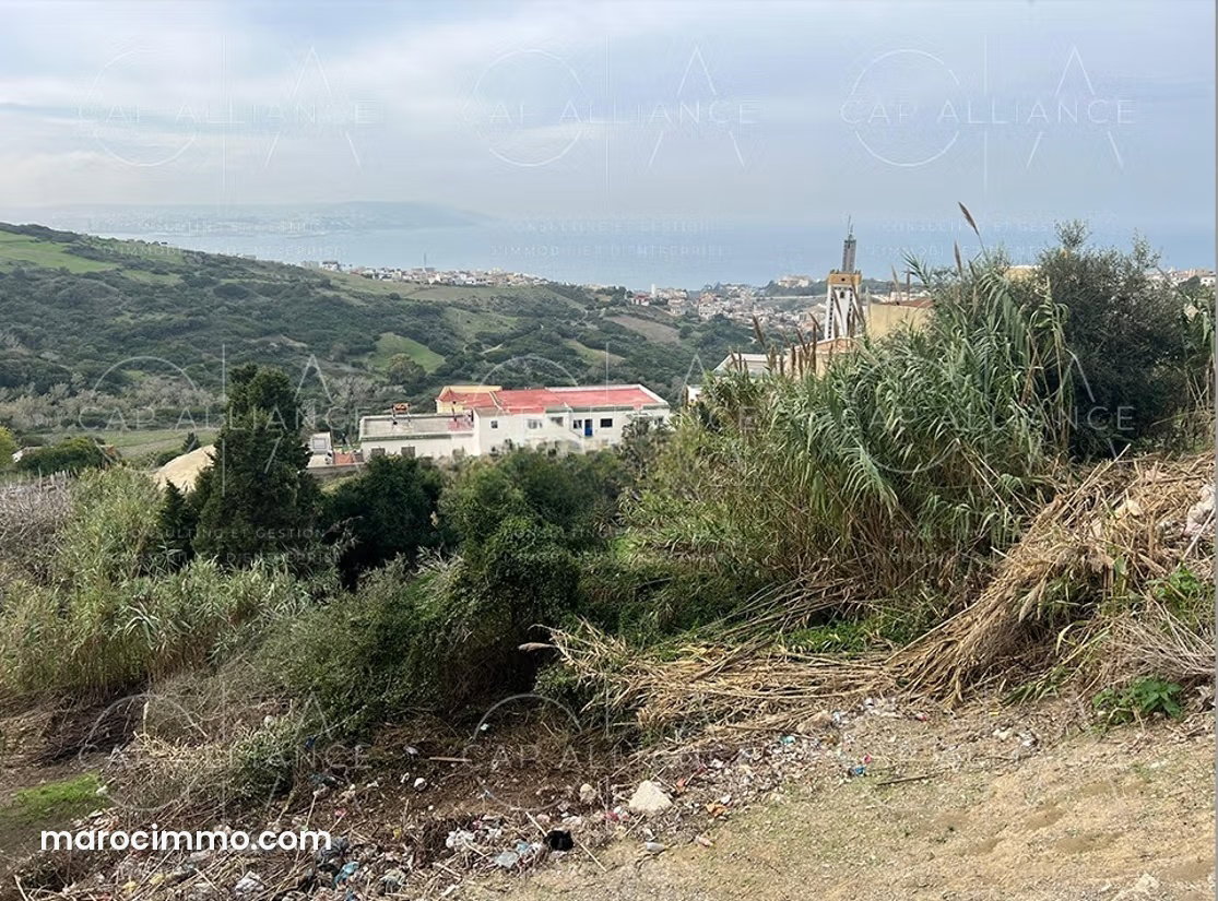 أرض بإطلالة بحرية في حي المنار بطنجة — طنجة