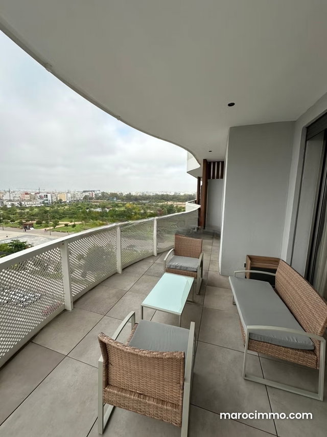 Très bel appartement en location à Casablanca Finance City. 2 pièces confortables. Meublé — 3