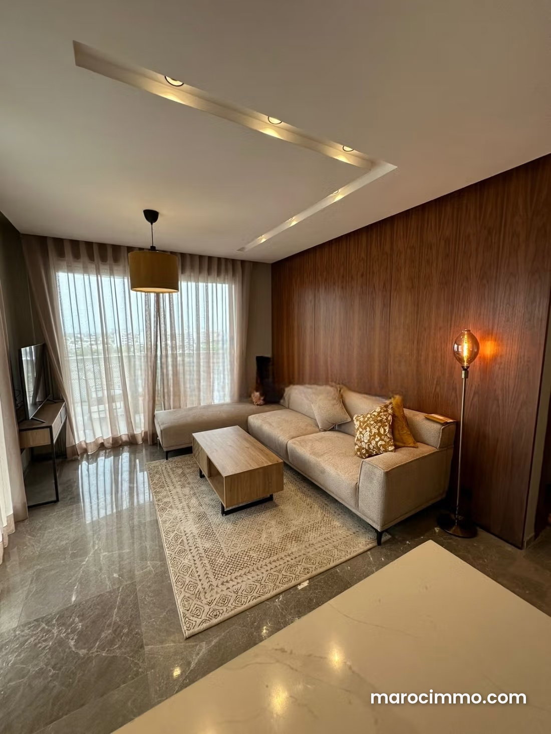 Furnished 65 sqm apartment, Casablanca Finance City, near the tower — Casablanca