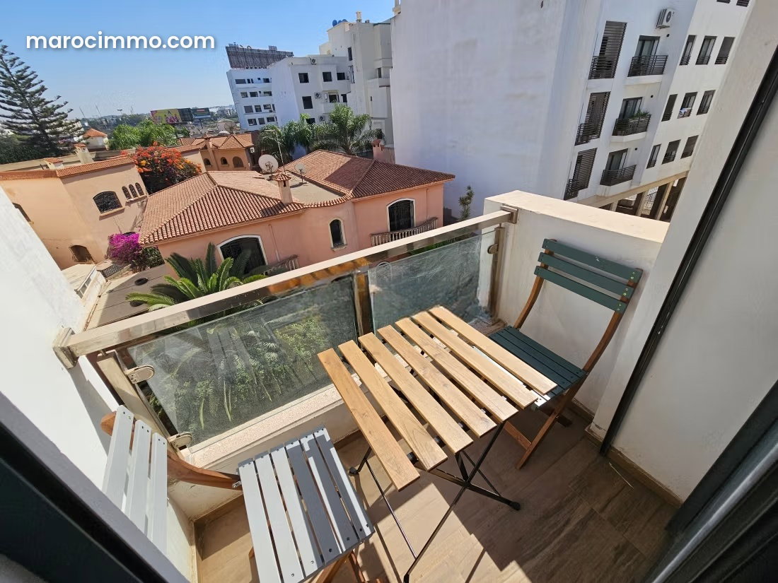 Appartement meublé avec terrasse à louer à Ferme Bretonne Casablanca — Casablanca