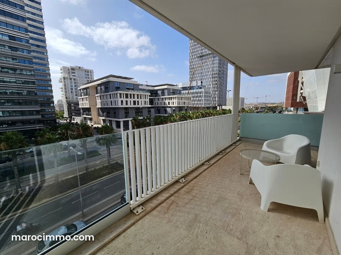 Appartement meublé avec terrasse à louer au CFC Casablanca — Casablanca