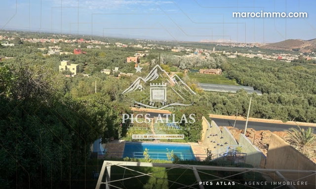 Villa meublée titrée à vendre avec permis de maison d’hôtes et restaurant à Route de l'ourika — 2