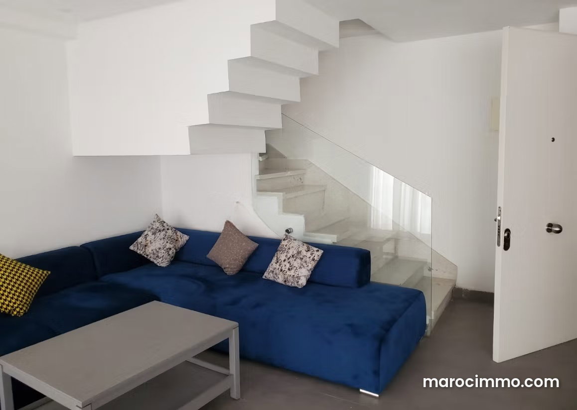 Furnished 100 m² Apartment in Racine, Casablanca, with Terrace — Casablanca