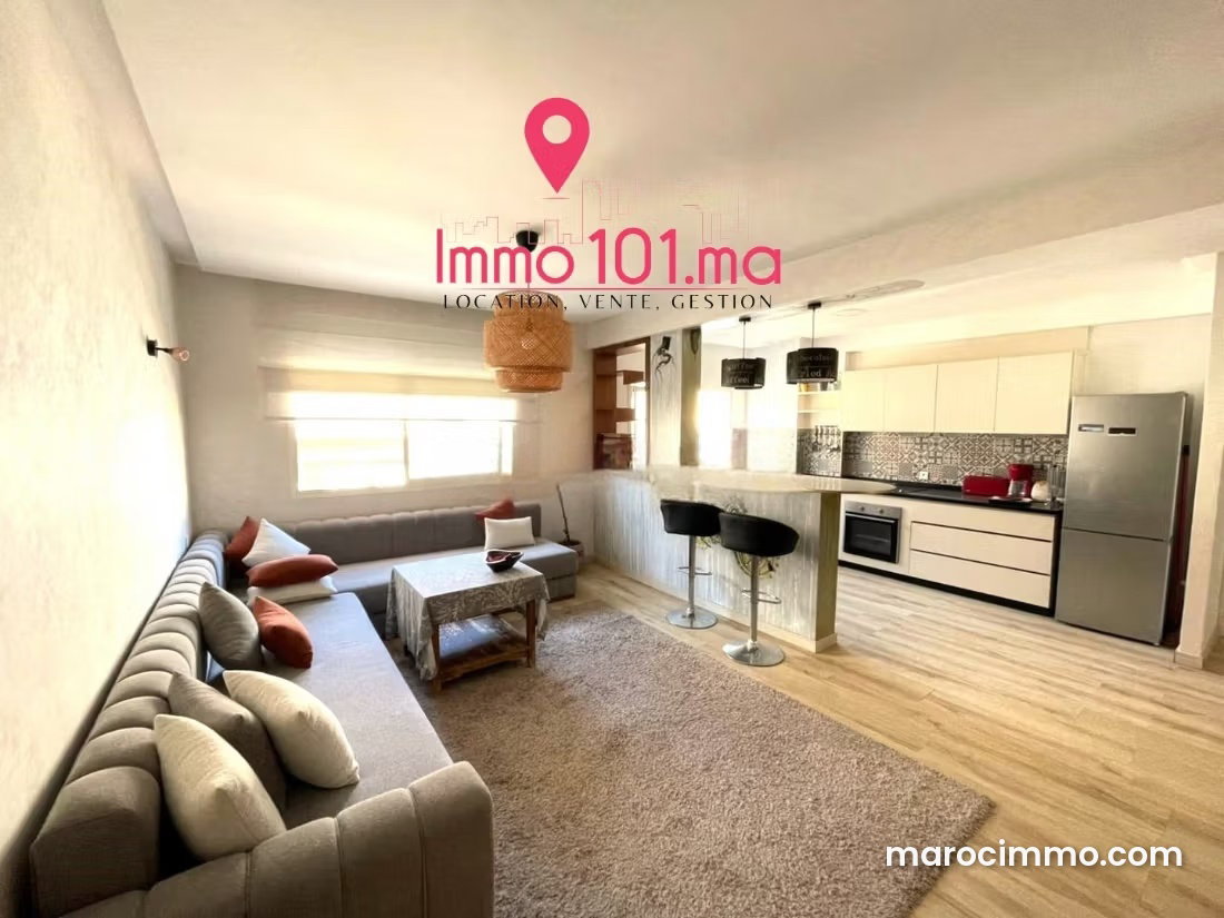 Furnished Apartment for Rent in Agdal, Rabat with Garage — Rabat
