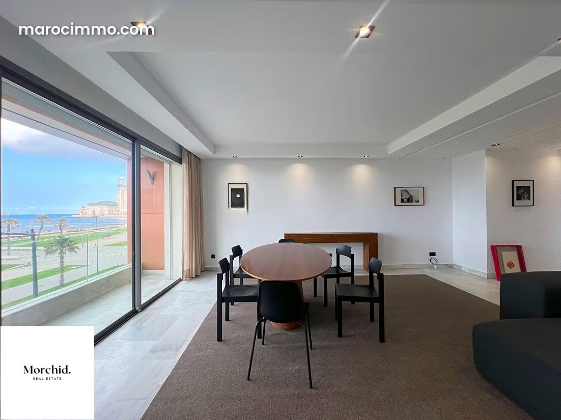 Appartement meublé 160 m² avec vue océan, Aïn Diab, Casablanca — Casablanca