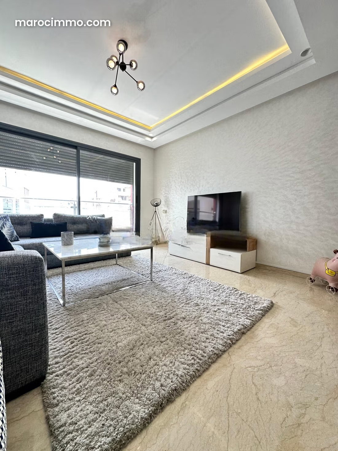 Furnished apartment with terrace for rent in Californie, Casablanca — Casablanca