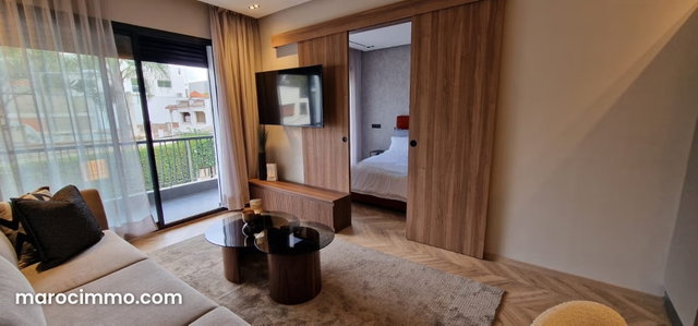 Très bel appartement en location à Riviera. Surface totale 55 m². Meublé — 5