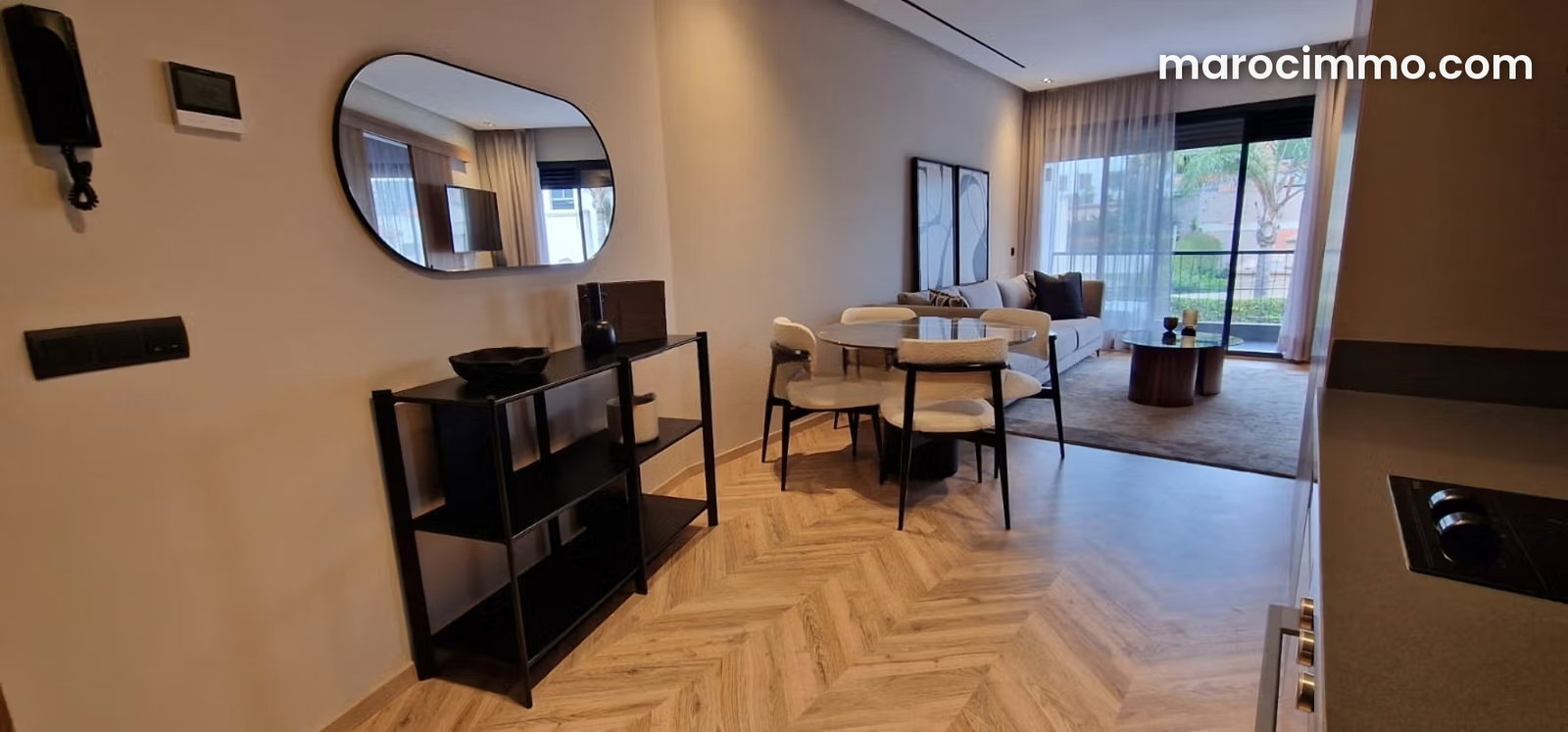 Furnished 1-Bedroom Apartment for Rent in Riviera, Casablanca — Casablanca