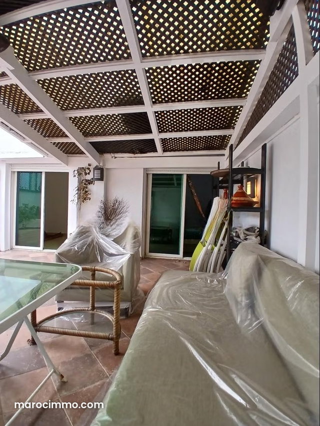 Palmier. École molière. Appartement 230m2. Terrasse 70m2. Location Meublé — 5