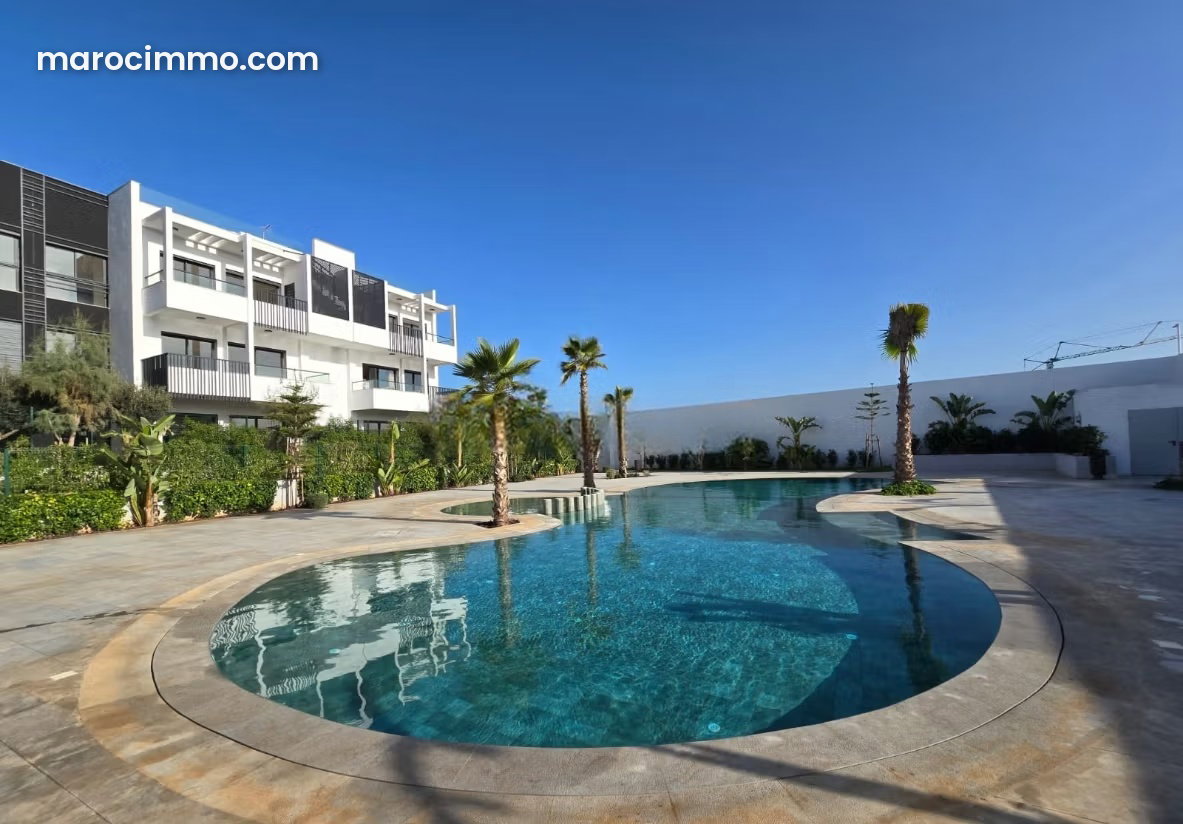 170 sqm Apartment with Pool and Terrace, Aïn Diab, Casablanca — Casablanca