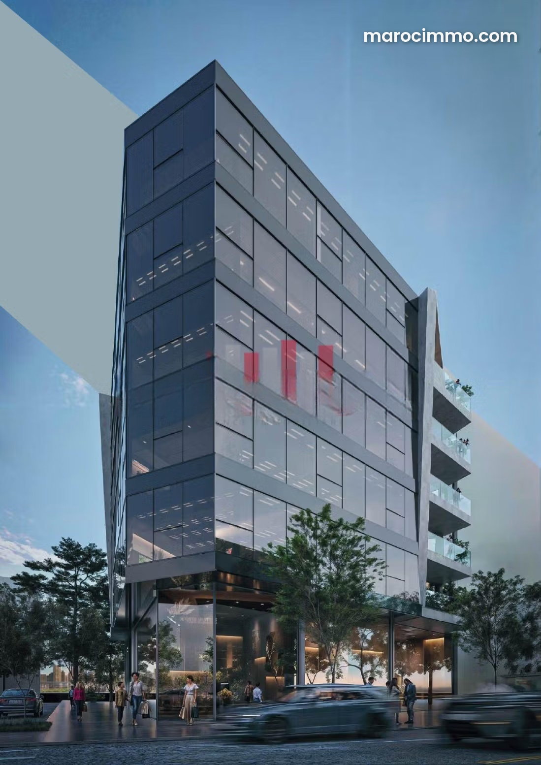 New 1,850 m² Commercial Property, Maarif, Casablanca — Casablanca