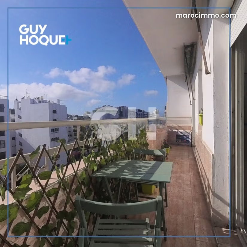 Furnished Apartment with Terrace for Rent in Gauthier, Casablanca — Casablanca