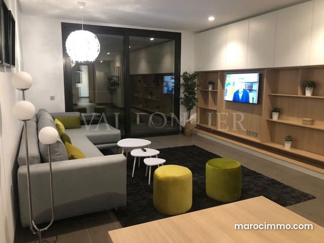 2-Bedroom Furnished Apartment for Rent, Elevated Floor, Ain Diab, Casablanca — Casablanca