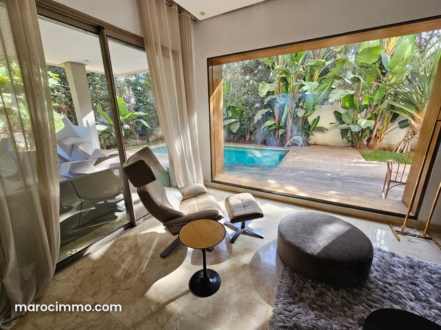 Furnished Villa T5 – 4 Bedrooms – Pool – Secure Residence — 4