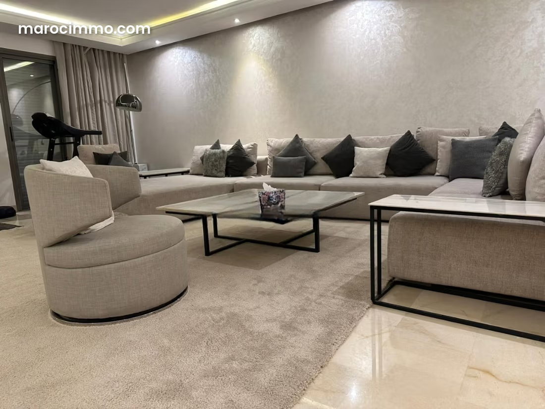 Appartement 190 m², 4 chambres, Racine, Casablanca — Casablanca