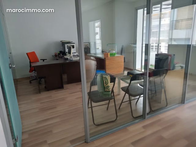 Espace Bureau open space en location Hassan Rabat — الرباط