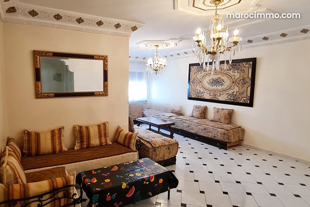 Appartement 137 m², 3 chambres, Centre Kénitra, meublé et équipé — Kénitra