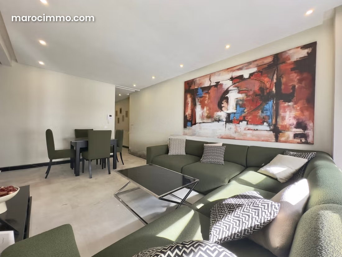 Furnished 55 sqm apartment, Racine, Casablanca — Casablanca