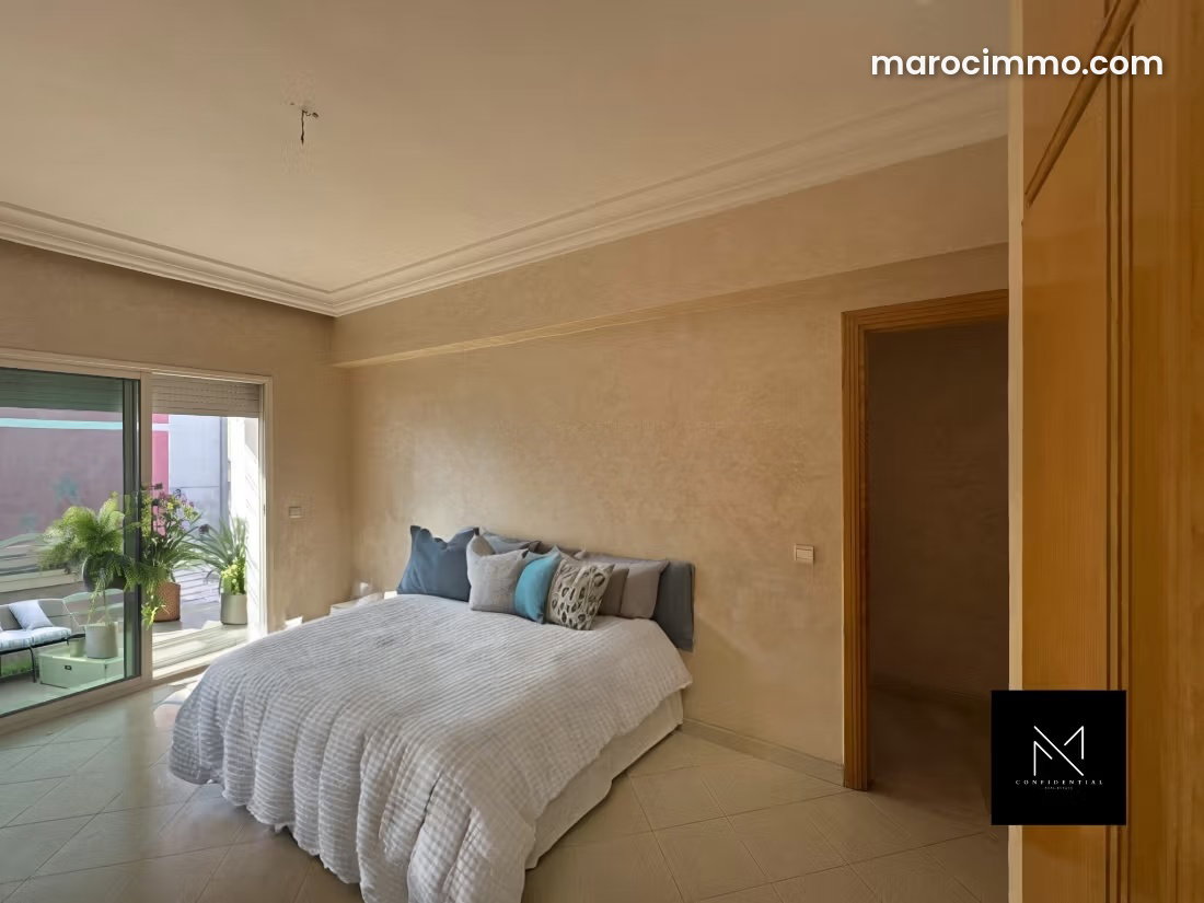 96 sqm apartment, 2 bedrooms, terrace and garage, Belvédère, Casablanca — Casablanca