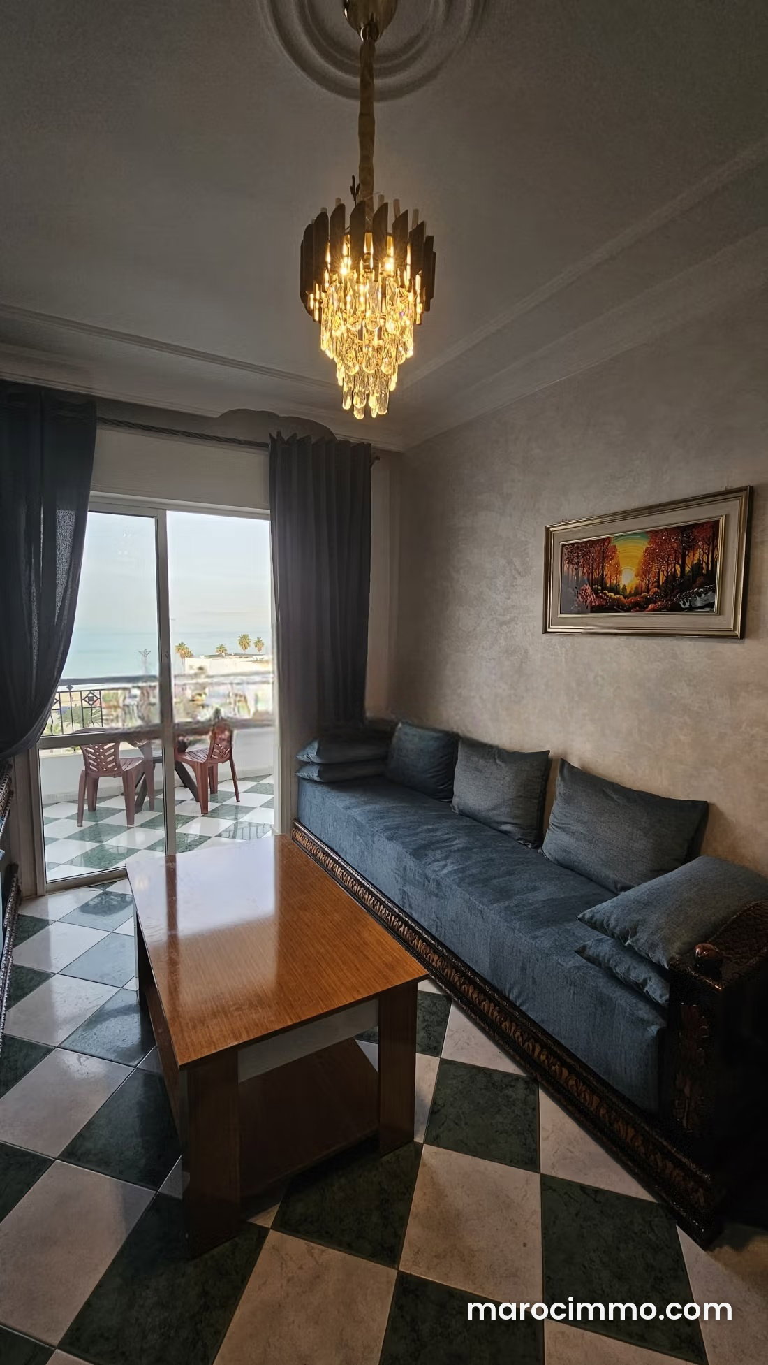 Appartement vue mer avec terrasse à Tanger City Center — Tanger