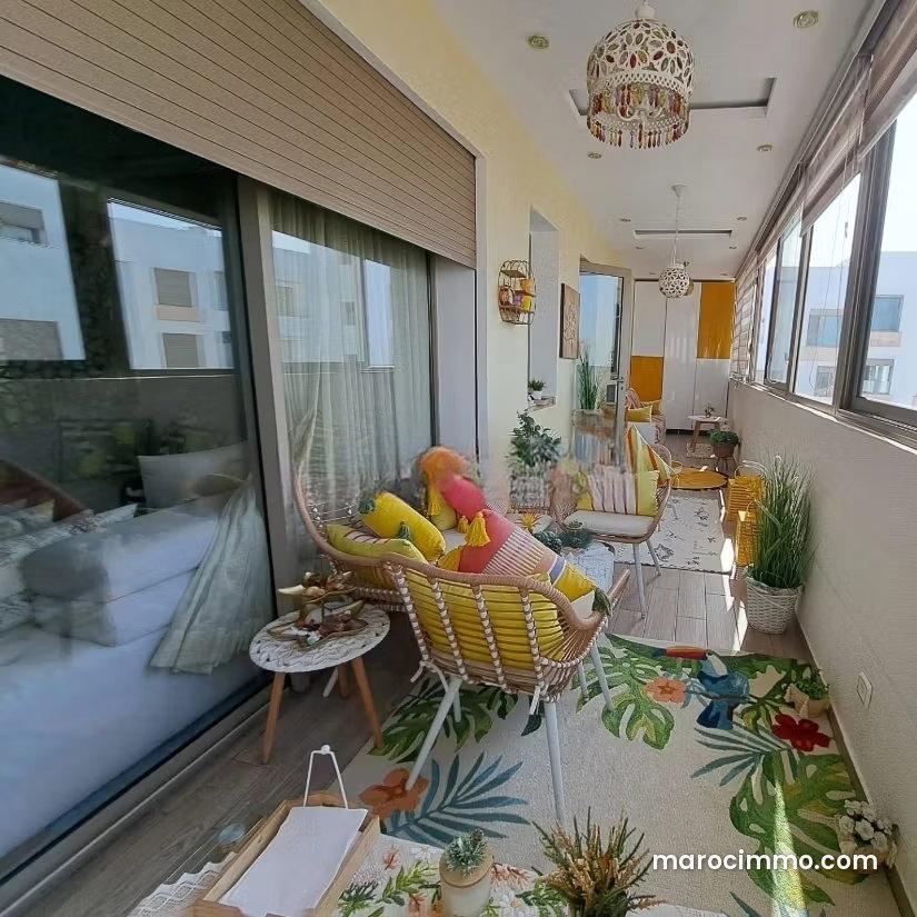 Appartement 121 m² avec terrasse vue mer à Bourgogne Casablanca — Casablanca