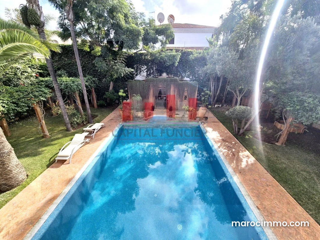 Villa 500 m² avec piscine et jardin arboré, Californie, Casablanca — Casablanca
