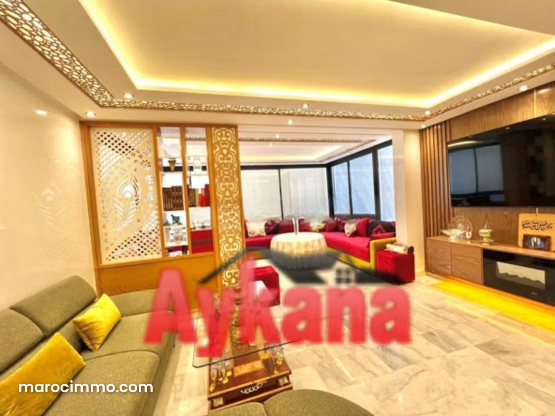Appartement meublé 187 m², terrasse, Agdal, Rabat — Rabat