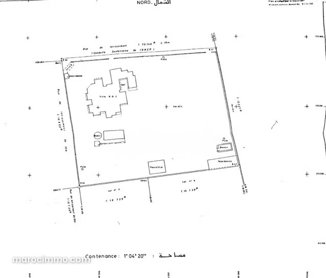 Terrain en vente à Souissi. Superficie 10420 m² — 2