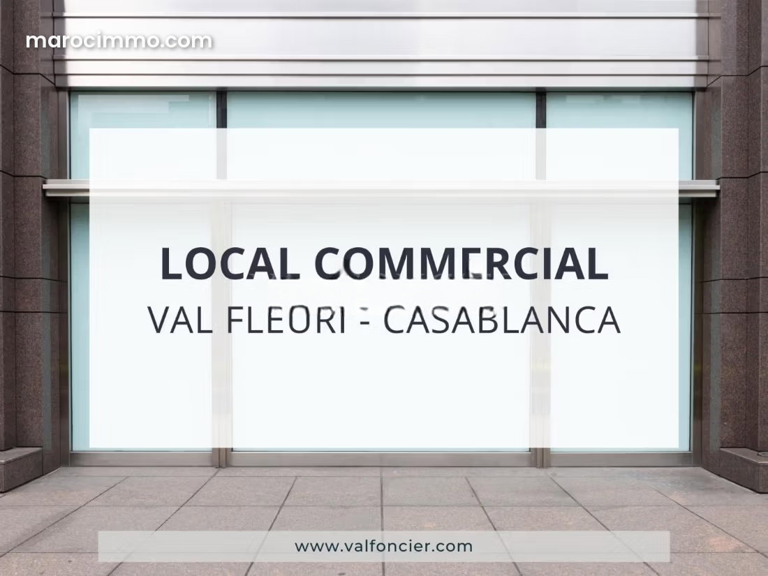 Commercial Premises with Garage in Val Fleuri, Casablanca — Casablanca